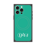 プレミアムスクエアケース with MagSafe［ オリジナル - INFJ 提唱者 - アルファベット - グリーン ］