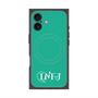 プレミアムスクエアケース with MagSafe［ オリジナル - INFJ 提唱者 - アルファベット - グリーン ］