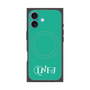プレミアムスクエアケース with MagSafe［ オリジナル - INFJ 提唱者 - アルファベット - グリーン ］