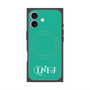 プレミアムスクエアケース with MagSafe［ オリジナル - INFJ 提唱者 - アルファベット - グリーン ］