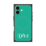 プレミアムスクエアケース with MagSafe［ オリジナル - INFJ 提唱者 - アルファベット - グリーン ］
