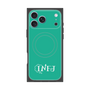 プレミアムスクエアケース with MagSafe［ オリジナル - INFJ 提唱者 - アルファベット - グリーン ］