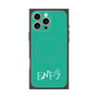 プレミアムスクエアケース with MagSafe［ オリジナル - ENFJ 主人公 - アルファベット - グリーン ］