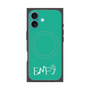 プレミアムスクエアケース with MagSafe［ オリジナル - ENFJ 主人公 - アルファベット - グリーン ］
