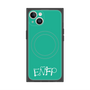 プレミアムスクエアケース with MagSafe［ オリジナル - ENFP 運動家 - アルファベット - グリーン ］