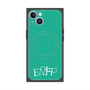 プレミアムスクエアケース with MagSafe［ オリジナル - ENFP 運動家 - アルファベット - グリーン ］