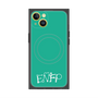 プレミアムスクエアケース with MagSafe［ オリジナル - ENFP 運動家 - アルファベット - グリーン ］