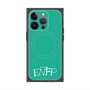 プレミアムスクエアケース with MagSafe［ オリジナル - ENFP 運動家 - アルファベット - グリーン ］
