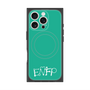 プレミアムスクエアケース with MagSafe［ オリジナル - ENFP 運動家 - アルファベット - グリーン ］