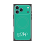 プレミアムスクエアケース with MagSafe［ オリジナル - ENFP 運動家 - アルファベット - グリーン ］