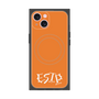 プレミアムスクエアケース with MagSafe［ オリジナル - ESTP 起業家 - アルファベット - オレンジ ］