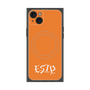 プレミアムスクエアケース with MagSafe［ オリジナル - ESTP 起業家 - アルファベット - オレンジ ］