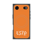 プレミアムスクエアケース with MagSafe［ オリジナル - ESTP 起業家 - アルファベット - オレンジ ］