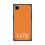 プレミアムスクエアケース with MagSafe［ オリジナル - ESTP 起業家 - アルファベット - オレンジ ］