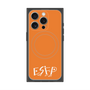 プレミアムスクエアケース with MagSafe［ オリジナル - ESFP エンターテイナー - アルファベット - オレンジ ］
