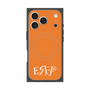 プレミアムスクエアケース with MagSafe［ オリジナル - ESFP エンターテイナー - アルファベット - オレンジ ］