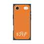 プレミアムスクエアケース with MagSafe［ オリジナル - ESFP エンターテイナー - アルファベット - オレンジ ］