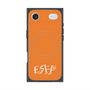プレミアムスクエアケース with MagSafe［ オリジナル - ESFP エンターテイナー - アルファベット - オレンジ ］