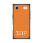 プレミアムスクエアケース with MagSafe［ オリジナル - ISTP 巨匠 - アルファベット - オレンジ ］