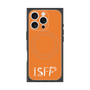 プレミアムスクエアケース with MagSafe［ オリジナル - ISFP 冒険家 - アルファベット - オレンジ ］