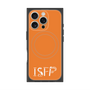 プレミアムスクエアケース with MagSafe［ オリジナル - ISFP 冒険家 - アルファベット - オレンジ ］