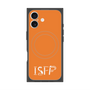 プレミアムスクエアケース with MagSafe［ オリジナル - ISFP 冒険家 - アルファベット - オレンジ ］