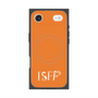 プレミアムスクエアケース with MagSafe［ オリジナル - ISFP 冒険家 - アルファベット - オレンジ ］
