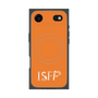 プレミアムスクエアケース with MagSafe［ オリジナル - ISFP 冒険家 - アルファベット - オレンジ ］