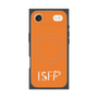 プレミアムスクエアケース with MagSafe［ オリジナル - ISFP 冒険家 - アルファベット - オレンジ ］
