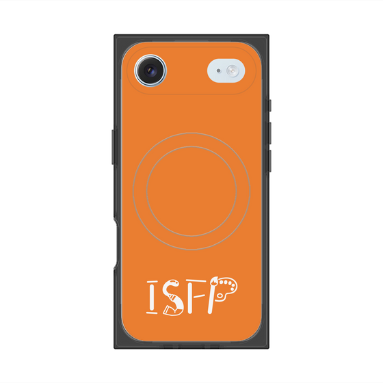 プレミアムスクエアケース with MagSafe［ オリジナル - ISFP 冒険家 - アルファベット - オレンジ ］