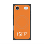プレミアムスクエアケース with MagSafe［ オリジナル - ISFP 冒険家 - アルファベット - オレンジ ］