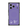 プレミアムスクエアケース with MagSafe［ オリジナル - INTP 論理学者 - アルファベット - パープル ］