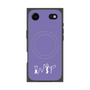 プレミアムスクエアケース with MagSafe［ オリジナル - INTP 論理学者 - アルファベット - パープル ］