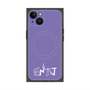 プレミアムスクエアケース with MagSafe［ オリジナル - ENTJ 指揮官 - アルファベット - パープル ］
