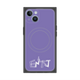 プレミアムスクエアケース with MagSafe［ オリジナル - ENTJ 指揮官 - アルファベット - パープル ］