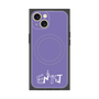 プレミアムスクエアケース with MagSafe［ オリジナル - ENTJ 指揮官 - アルファベット - パープル ］