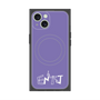 プレミアムスクエアケース with MagSafe［ オリジナル - ENTJ 指揮官 - アルファベット - パープル ］