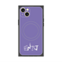 プレミアムスクエアケース with MagSafe［ オリジナル - ENTJ 指揮官 - アルファベット - パープル ］