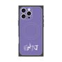 プレミアムスクエアケース with MagSafe［ オリジナル - ENTJ 指揮官 - アルファベット - パープル ］