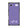 プレミアムスクエアケース with MagSafe［ オリジナル - ENTJ 指揮官 - アルファベット - パープル ］