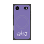 プレミアムスクエアケース with MagSafe［ オリジナル - ENTJ 指揮官 - アルファベット - パープル ］