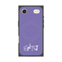 プレミアムスクエアケース with MagSafe［ オリジナル - ENTJ 指揮官 - アルファベット - パープル ］