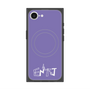 プレミアムスクエアケース with MagSafe［ オリジナル - ENTJ 指揮官 - アルファベット - パープル ］