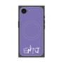 プレミアムスクエアケース with MagSafe［ オリジナル - ENTJ 指揮官 - アルファベット - パープル ］