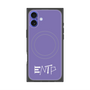 プレミアムスクエアケース with MagSafe［ オリジナル - ENTP 討論者 - アルファベット - パープル ］