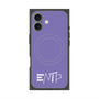 プレミアムスクエアケース with MagSafe［ オリジナル - ENTP 討論者 - アルファベット - パープル ］
