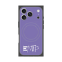 プレミアムスクエアケース with MagSafe［ オリジナル - ENTP 討論者 - アルファベット - パープル ］