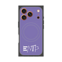 プレミアムスクエアケース with MagSafe［ オリジナル - ENTP 討論者 - アルファベット - パープル ］