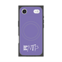 プレミアムスクエアケース with MagSafe［ オリジナル - ENTP 討論者 - アルファベット - パープル ］