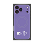 プレミアムスクエアケース with MagSafe［ オリジナル - ENTP 討論者 - アルファベット - パープル ］